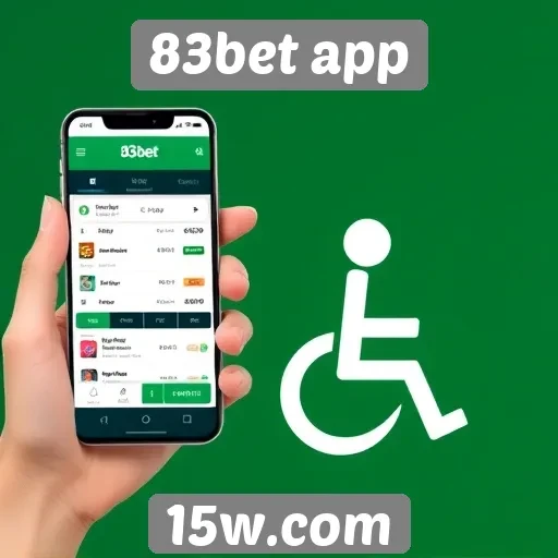 Acessibilidade e navegação no 83bet app