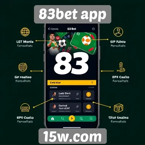 Recursos e funcionalidades do 83bet app