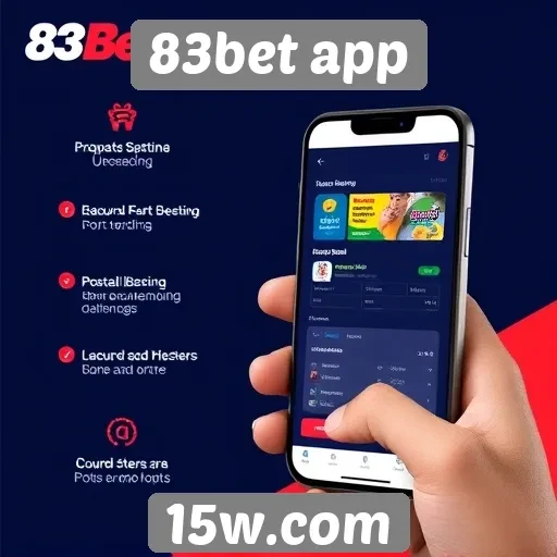 Características de usabilidade do 83bet app